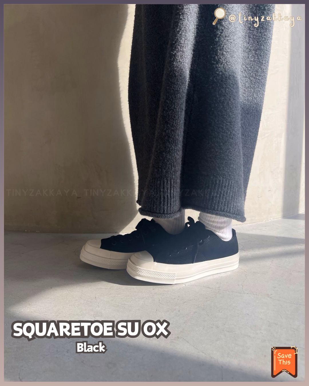🇯🇵日本限定 ♥ CONVERSE ALL STAR SQUARETOE(SU OX / HI ) 方頭鞋 (高筒/低筒) \ 皮鞋外型＋球鞋舒適度＝完美平衡✨ ‪/