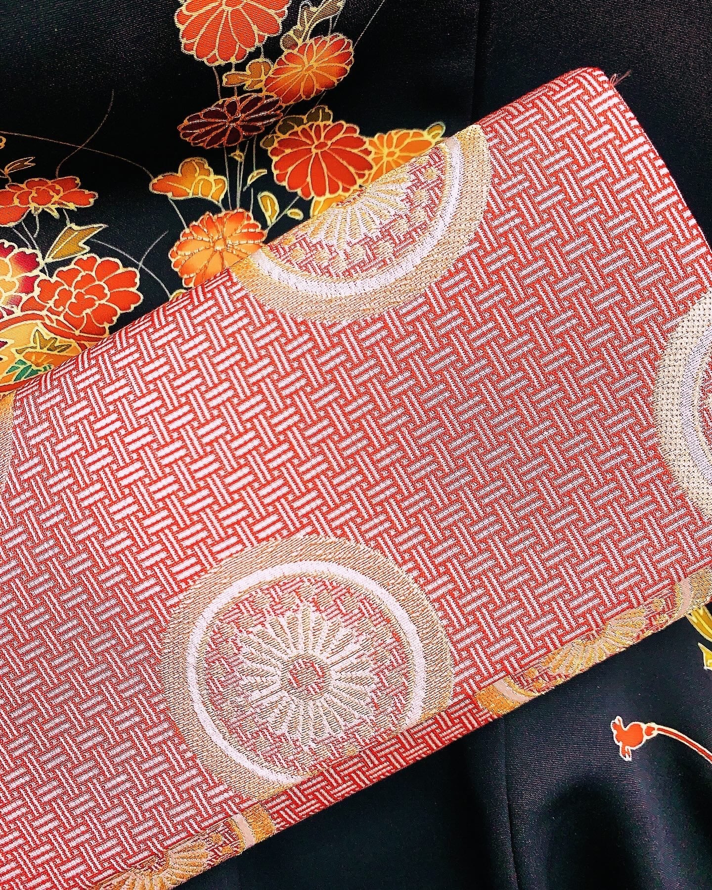 🇯🇵JAPAN Vintage ♡ Bags (Frame Purse/Frame Clutch/Kuchi Bag/Wallet)｜ 🇯🇵Japanese Vintage♡ Handbags (Gold Nishiki Woven Nishijin Woven Japanese Handbags/Pocket Gold Bags/Purse Bags)｜🔎 ss-vin098 &amp; ss-vin100