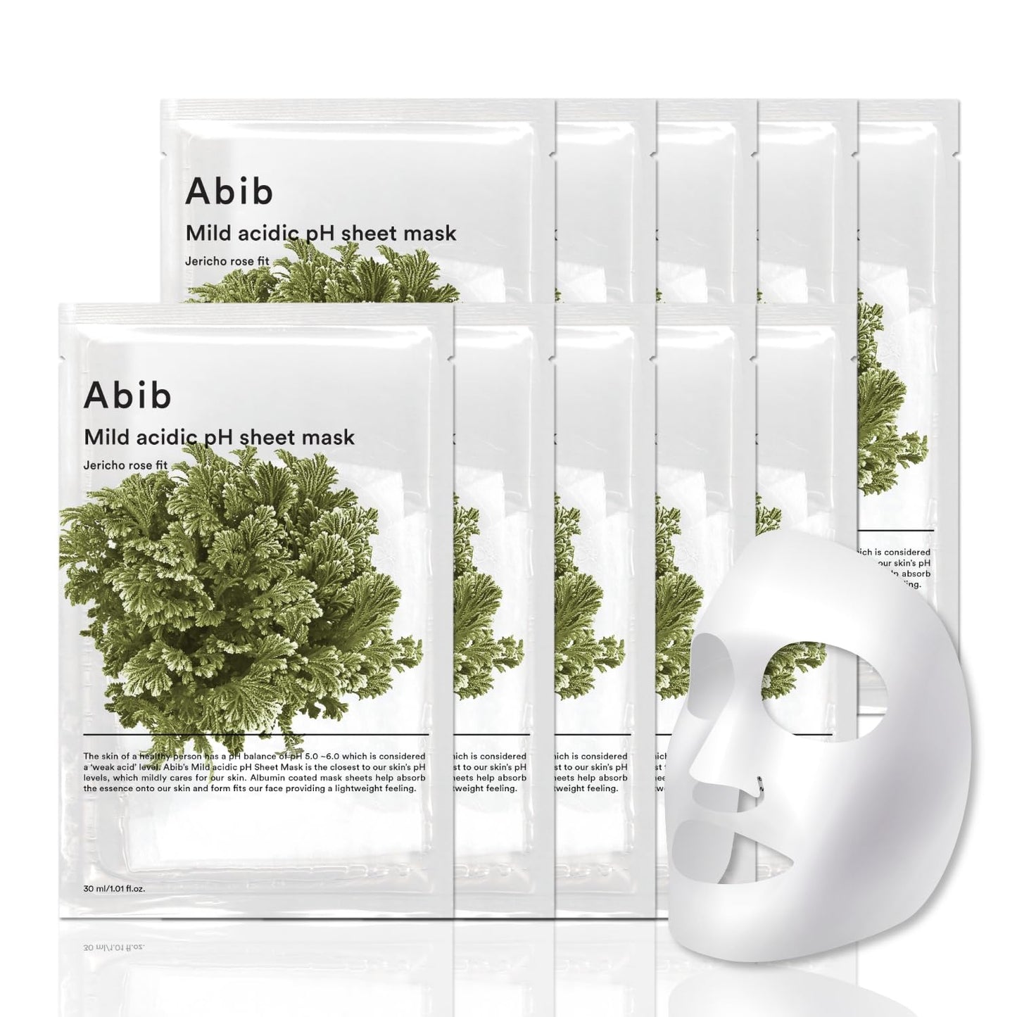 🇰🇷韓國 ABIB 弱酸性水庫面膜組復活草面膜 Mild Acidic PH Mask Jericho Rose Fit (30ml) 10片