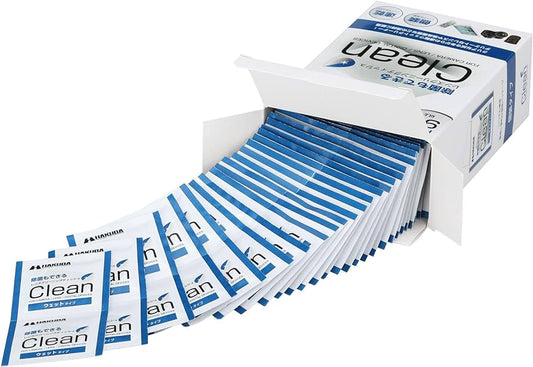 🇯🇵日本 Hakuba Clean KMC-77 酒精抹紙 鏡頭清潔抺布 ハクバ レンズクリーニングティッシュ  100片裝