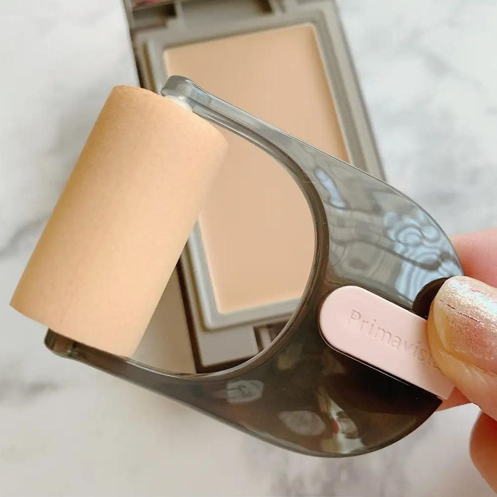 🇯🇵日本｜肌膚有光澤不容易脫妝｜PRIMAVISTA 膏狀精華液氣墊滾輪粉底  SPF14 PA++ Day Treatment Balm Roller Foundation プリマヴィスタ デイトリートメントバーム ローラータイプ