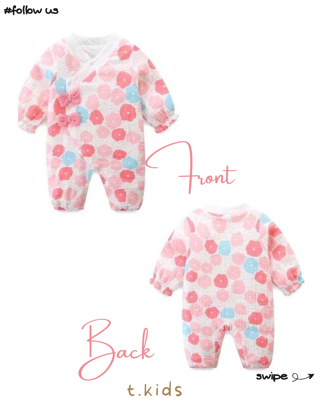 🇯🇵日本｜花花蝴蝶結兒童浴衣甚平
Jinbei rompers for babies, newborns, kids, children's clothing
甚平ロンパース　ベビー　新生児　キッズ　子供服