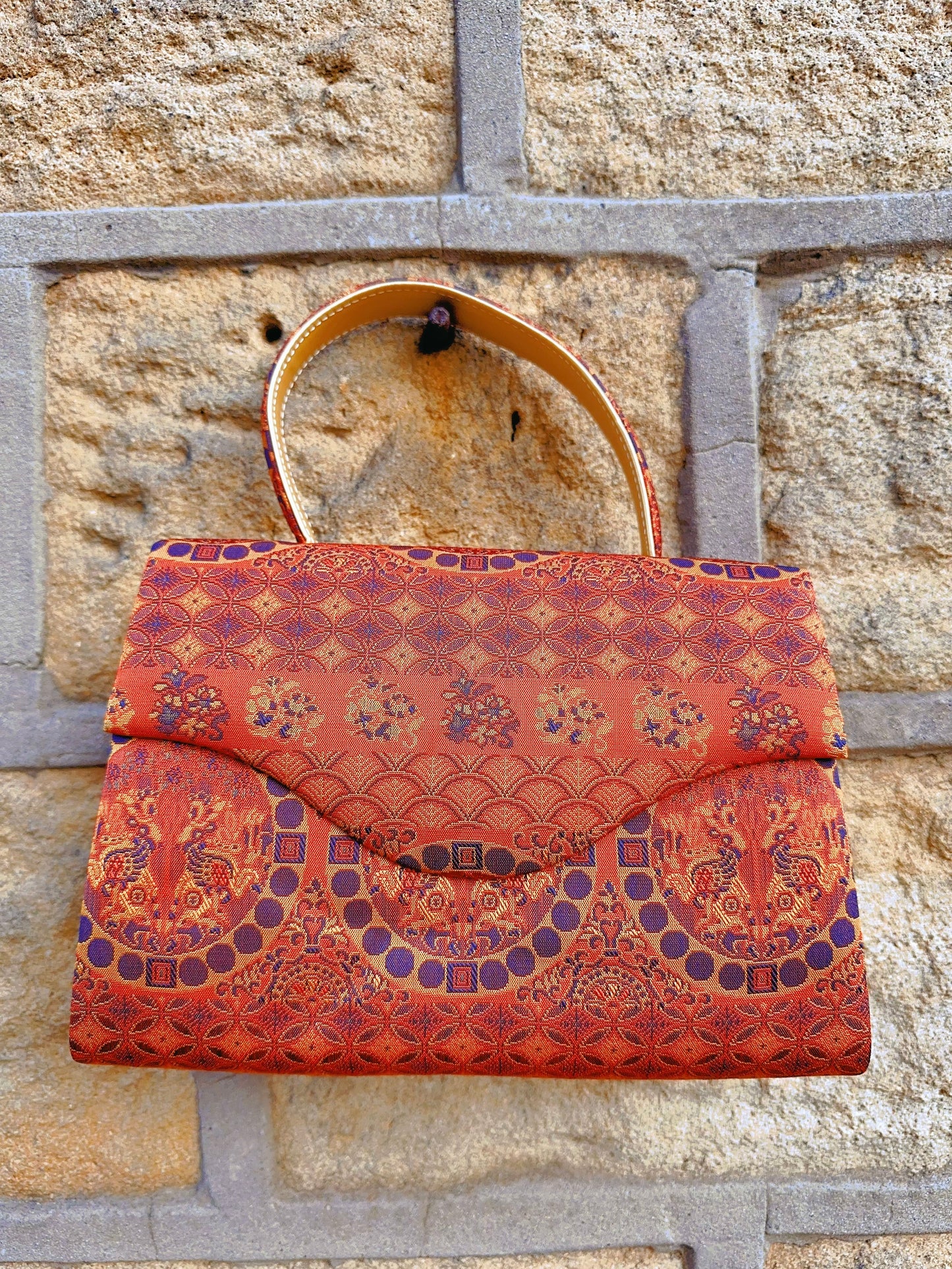 🇯🇵JAPAN｜Vintage Clothes Haori &amp; Bags(Frame Purse/Frame Clutch/Kuchi Bag)｜Japanese Vintage Haori Floral Dress with Gold Pockets｜🔎 ss-vin171