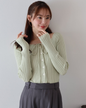 (UK🇬🇧)🇯🇵 JAPAN ♥  Ribbed knit top with square neck and ribbon choker ♥ 蝴蝶結桃心領坑紋 Knit (3色入)  🔎 ɪᴛᴇᴍ ɴᴏ：SS-JS31886