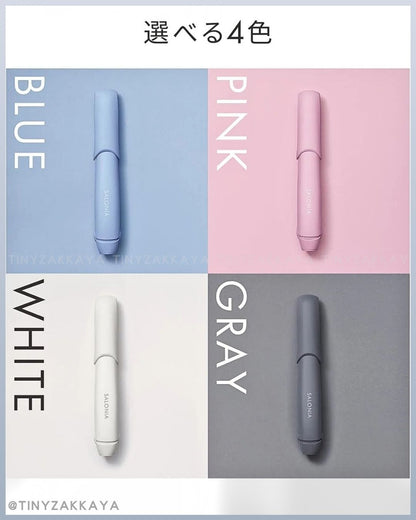 🇯🇵JAPAN ♥ SALONIA Cordless Hair Straightener 無線便攜直髮夾12mm \ 等到了SALONIA的無線離子夾！電池可拆可上飛機✈️ / サロニア コードレス ストレートアイロン 12mm ヘアアイロン モバイルバッテリー