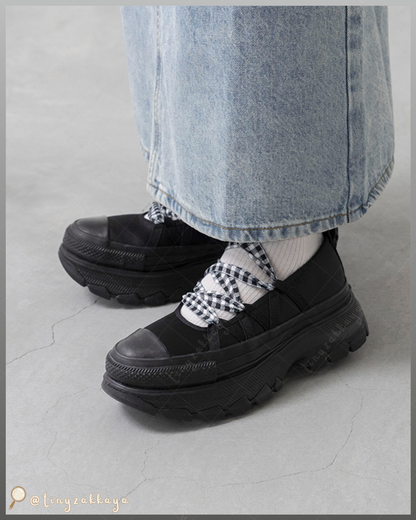 🇯🇵JAPAN ♥【日本限定】CONVERSE All Star Trekwave Bl Ox CONVERSE 低筒厚底芭蕾舞鞋 ＼芭蕾風 x 鋸齒厚底！甜酷女孩必入！♡／