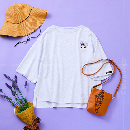 🇯🇵Japan Hold the happy tail high! Cat design wide smartphone shoulder bag Leather cat vertical tail oblique bag (3 colors)