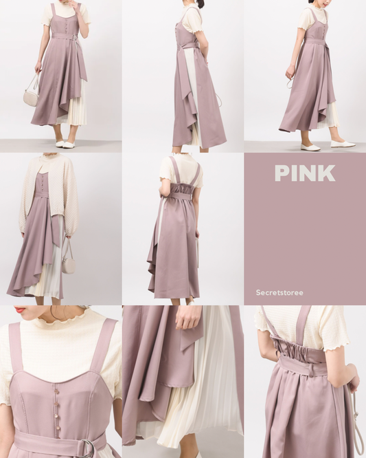 🇯🇵Japan｜Chiffon Spliced ​​Suspender Dress SS-1240100187