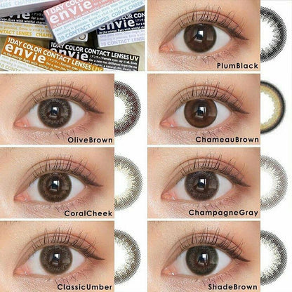 🇯🇵日本｜前所未有水潤抗UV color con 🤩｜ENVIE 日本超人氣美瞳隱形眼鏡(30枚) Color Con