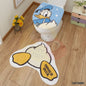 🇯🇵日本 DISNEY DONALD DUCK 唐老鴨廁所用品2件套