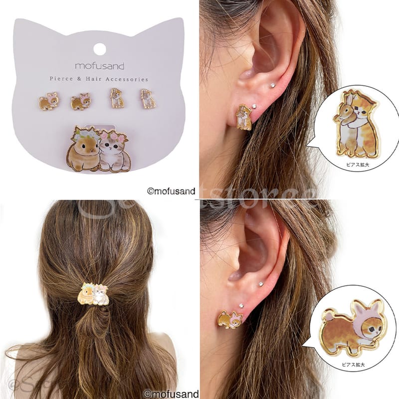 🇯🇵Japan MOFUSAND earring jewelry set (6 styles in total) earring set SS-MD46710 SS-MD46709 SS-MD46706 SS-MD46705 SS-MD46707 SS-MD46708