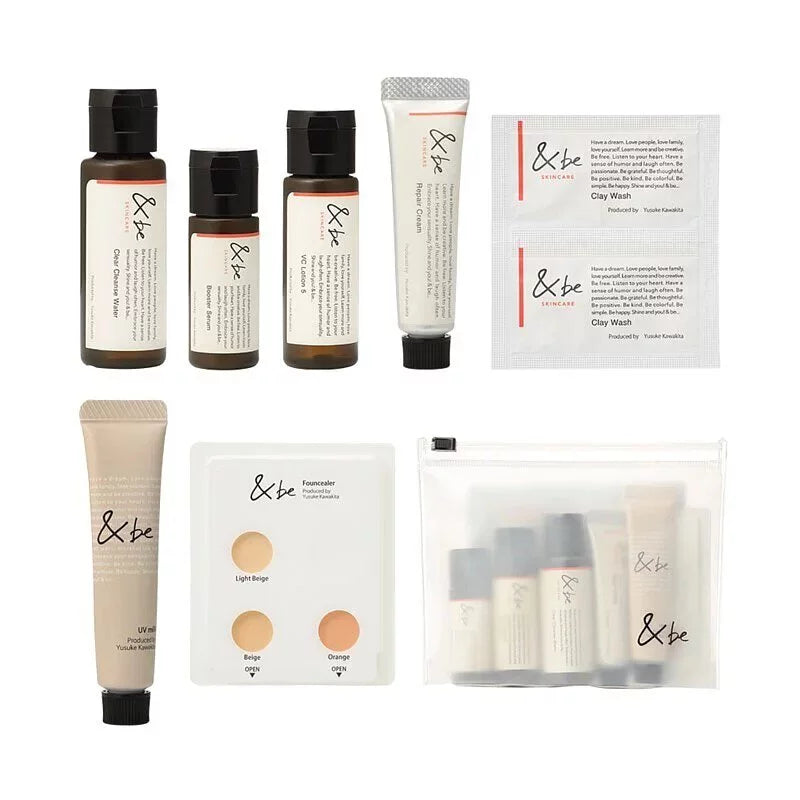 &be 河北裕介最新護膚系列試用套裝 Skincare Trial Set スキンケア&ベースメイクトライアルセット