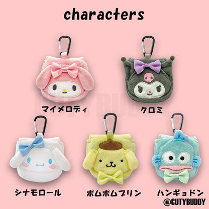 🇯🇵日本 SANRIO mini pouch 毛絨迷你袋仔 手拿包 サンリオキャラクターズ ぬいぐるみミニミニポーチ