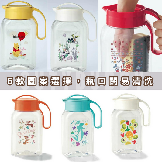 🇯🇵Made in Japan DISNEY Hot and cold 2 water bottle 1.8L DISNEY Water Bottle ディズニーhot soup もNote げるwash いやすいHorizontal dual-use cold water bottle 1．８リットル［Made in Japan］