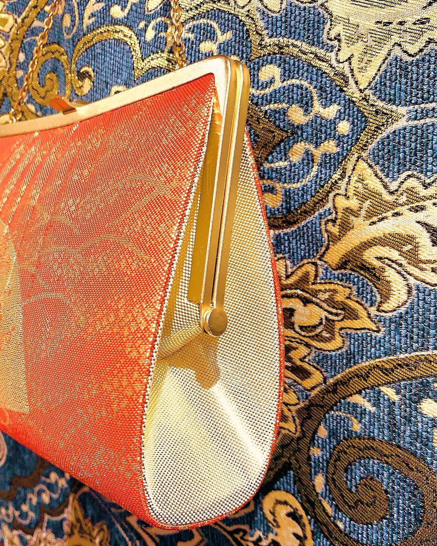 🇯🇵JAPAN Vintage ♡ Bags(Frame Purse/Frame Clutch/Kuchi Bag/Wallet)｜ 🇯🇵日本古著 ♡ 手袋(金襴錦織西陣織和裝手袋/口金袋/銀包)｜🔎 ss-vin162