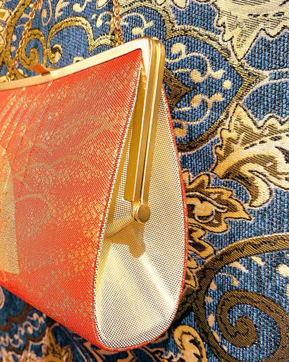 🇯🇵JAPAN Vintage ♡ Bags(Frame Purse/Frame Clutch/Kuchi Bag/Wallet)｜ 🇯🇵日本古著 ♡ 手袋(金襴錦織西陣織和裝手袋/口金袋/銀包)｜🔎 ss-vin162