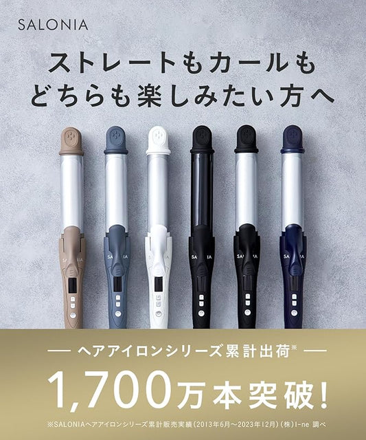 (每月優惠)🇯🇵日本 SALONIA 2用電髮棒 2 Way Straight & Curl Iron サロニア ストレート カール2WAYヘアアイロン 32mm