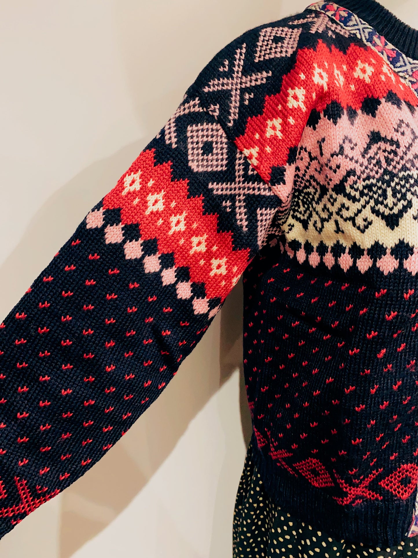 🇪🇺歐美古著｜VintageClothes - 圖騰民族紋冷外套 Coat 🔎 ss-vin383