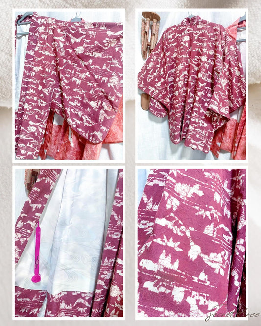 🇯🇵JAPAN Vintage ♡ Clothes(Haori/Kimono/Yukata)｜ 🇯🇵日本古著 ♡ 伝統百搭衣服💮(👘羽織/和服/浴衣)｜🔎SS-vin33 🔎SS-vin34