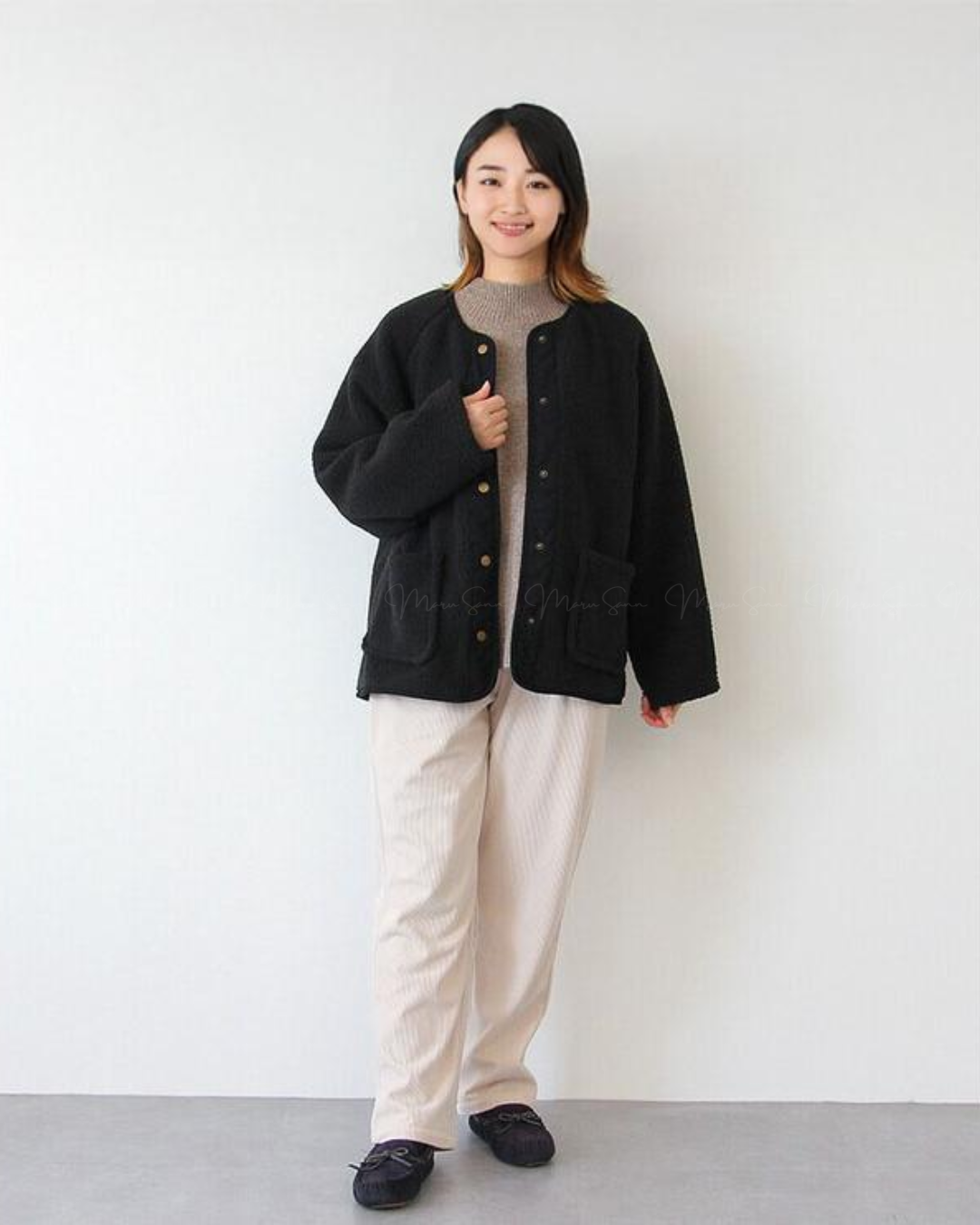 (UK🇬🇧)🇯🇵 JAPAN ♥ iro no hi Lambswool coat  ♥ 羊羔絨外套 🔎 ɪᴛᴇᴍ ɴᴏ：SS-JS25706