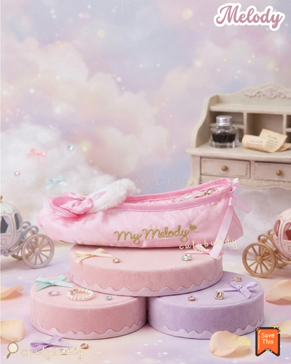 🇯🇵日本♡ SANRIO Bunnies Ballerina 兔仔芭蕾舞者造型系列 芭蕾舞鞋形收納袋