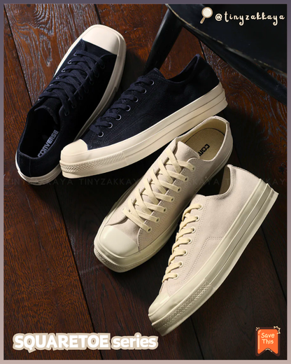 🇯🇵日本限定 ♥ CONVERSE ALL STAR SQUARETOE(SU OX / HI ) 方頭鞋 (高筒/低筒) \ 皮鞋外型＋球鞋舒適度＝完美平衡✨ ‪/