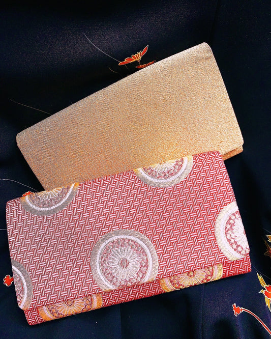 🇯🇵JAPAN Vintage ♡ Bags(Frame Purse/Frame Clutch/Kuchi Bag/Wallet)｜ 🇯🇵日本古著 ♡ 手袋(金襴錦織西陣織和裝手袋/口金袋/銀包)｜🔎 ss-vin098 & ss-vin100