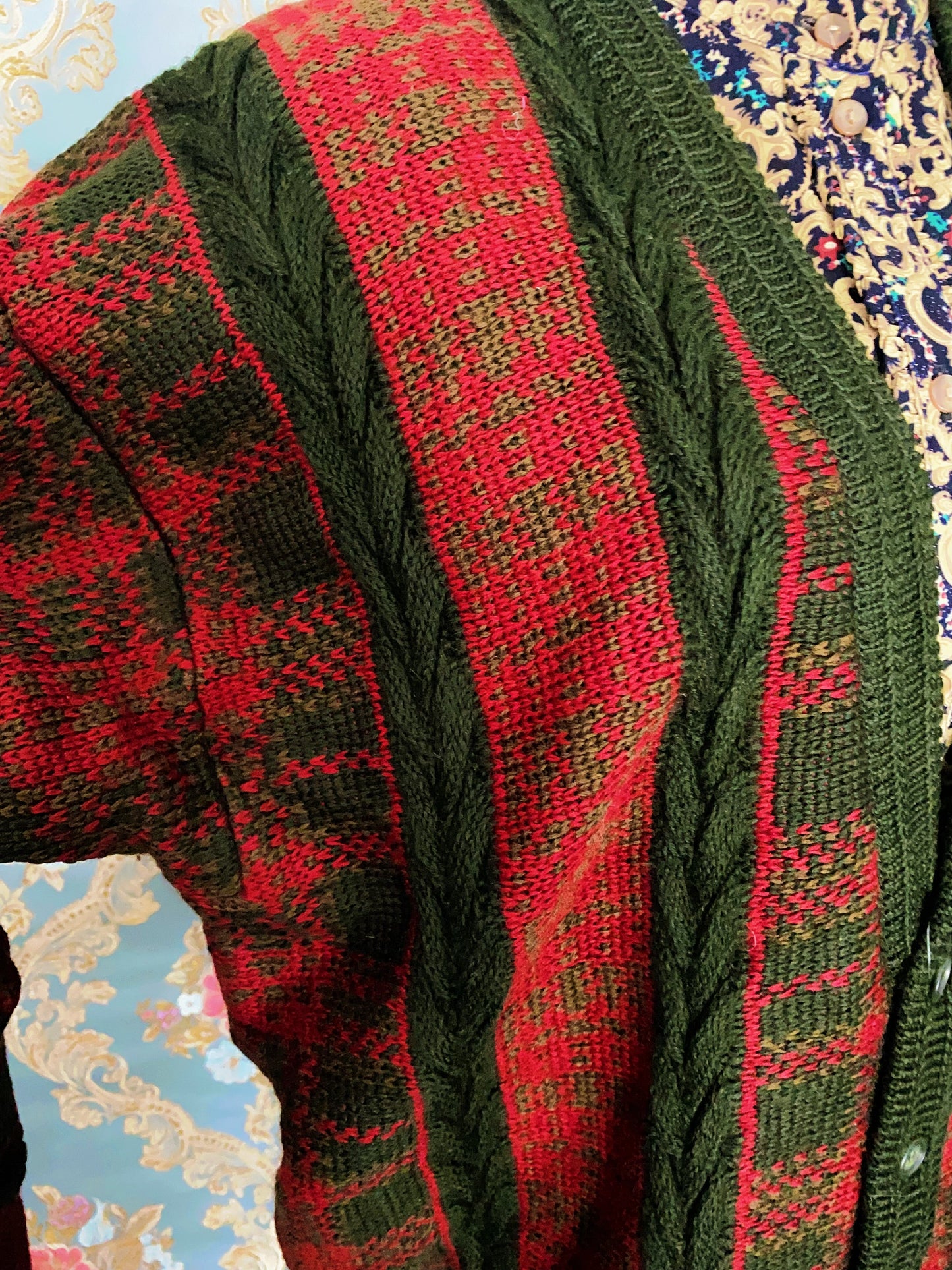 🇯🇵日本古著｜ VintageClothes - Coat 立體花紋外套 🔎 ss-vin342