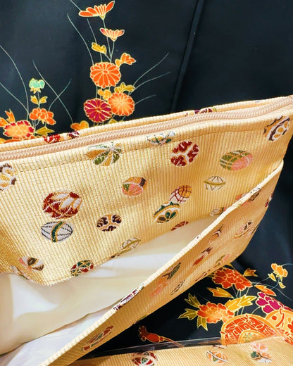 🇯🇵JAPAN Vintage ♡ Bags(Frame Purse/Frame Clutch/Kuchi Bag/Wallet)｜ 🇯🇵日本古著 ♡ 手袋(金襴錦織西陣織和裝手袋/口金袋/銀包)｜ Early Japanese second-hand old bag / ladies dinner bag 🔎 ss-vin085