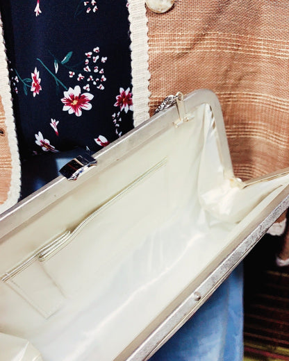 🇯🇵日本古著 ｜金襴錦織西陣織和裝手袋/口金包🔎 貨品編號 ： ss-vin076