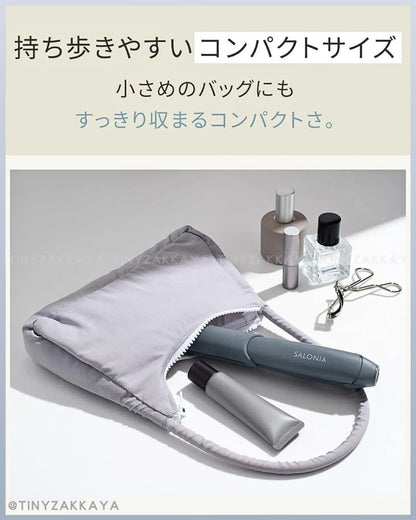 🇯🇵JAPAN ♥ SALONIA Cordless Hair Straightener 無線便攜直髮夾12mm \ 等到了SALONIA的無線離子夾！電池可拆可上飛機✈️ / サロニア コードレス ストレートアイロン 12mm ヘアアイロン モバイルバッテリー
