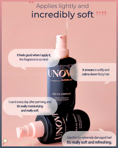 🇰🇷KOREA ♥ UNOVE Silk Oil Essence 70ml 絲滑蛋白質護髮油