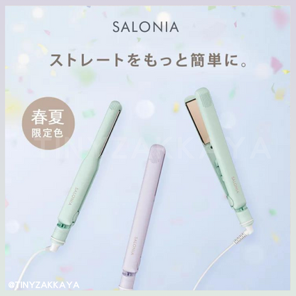 🇯🇵Japan｜❤️Spring season marks the beginning of a new life❤️｜SALONIA 2024 Spring/Summer Limited Edition CELEBRATE Straight Hair Clip Curly Hair Clip 2way 