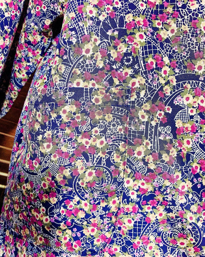 🇯🇵Japanese floral top/outer
 🔎 ss-vin060