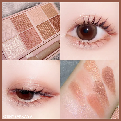 🇯🇵Japan | Zero-waste color ~ A must-have for eye makeup beginners | CANMAKE Petit Palette Eyes 8-color eyeshadow palette 04 Almond Brûlée
キャンメイクプティパレットアイズのショー