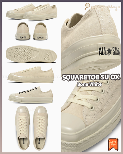 🇯🇵日本限定 ♥ CONVERSE ALL STAR SQUARETOE(SU OX / HI ) 方頭鞋 (高筒/低筒) \ 皮鞋外型＋球鞋舒適度＝完美平衡✨ ‪/