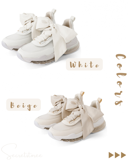 🇯🇵Japanese Big Bow 2way Lace-Up Sneakers (Two Colors)✨
 ★ Product Number 🔎 SS-JGZR1046
