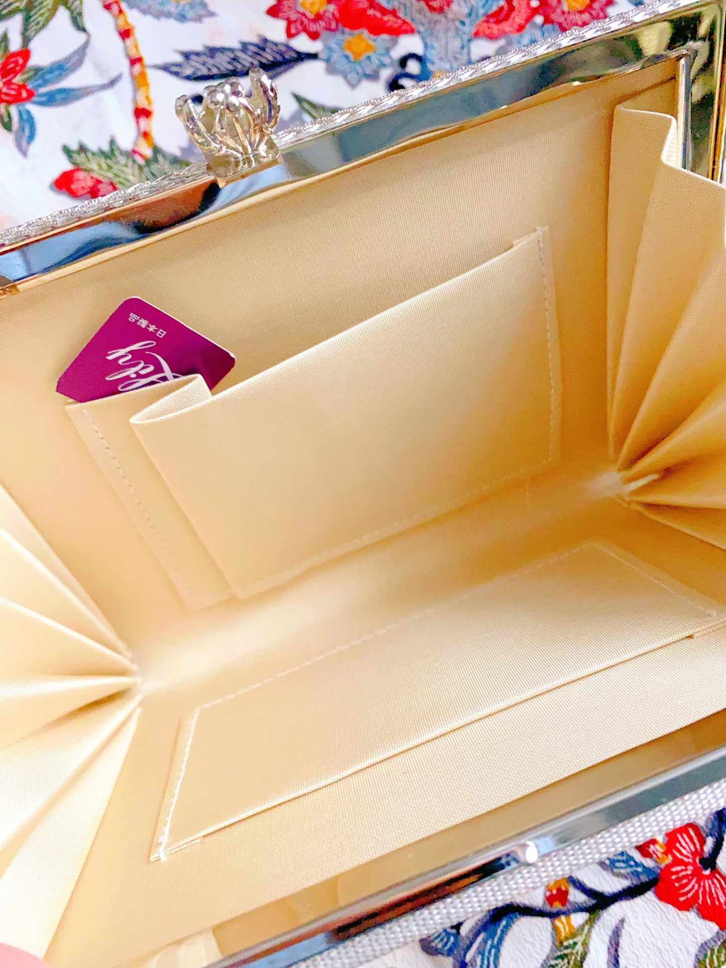 🇯🇵JAPAN Vintage ♡ Bags(Frame Purse/Frame Clutch/Kuchi Bag/Wallet)｜ 🇯🇵日本古著 ♡ 手袋(金襴錦織西陣織和裝手袋/口金袋/銀包)｜🔎 ss-vin338