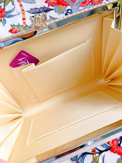 🇯🇵JAPAN Vintage ♡ Bags(Frame Purse/Frame Clutch/Kuchi Bag/Wallet)｜ 🇯🇵日本古著 ♡ 手袋(金襴錦織西陣織和裝手袋/口金袋/銀包)｜🔎 ss-vin338