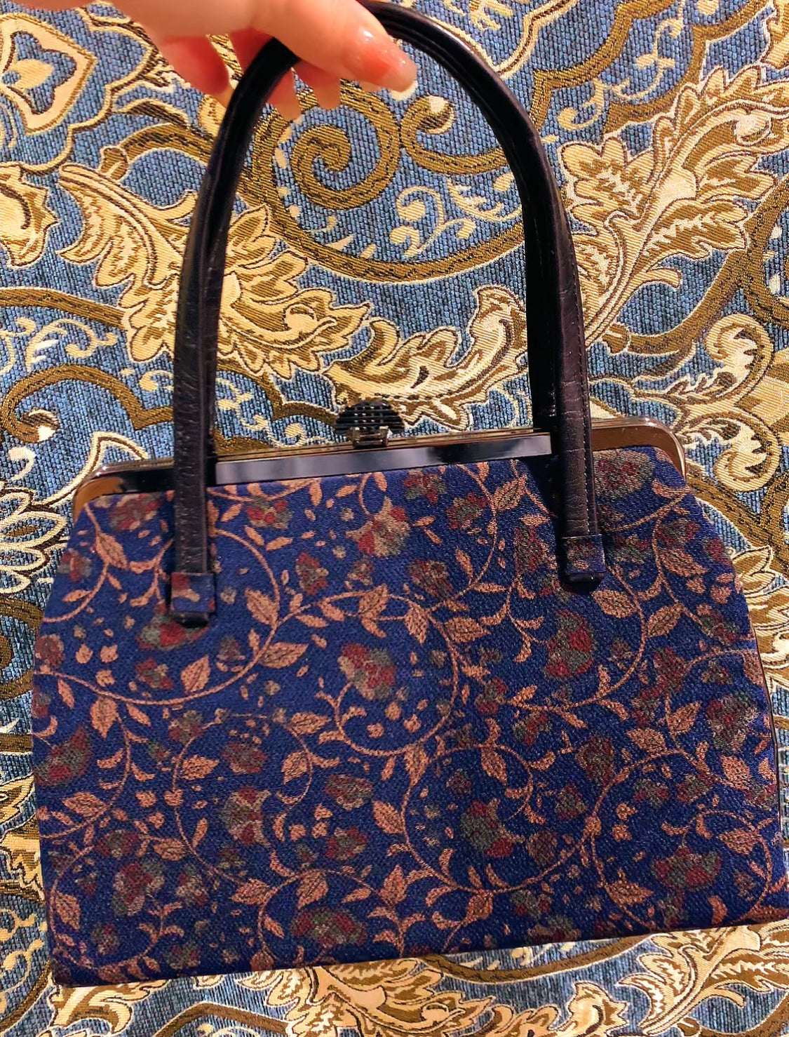 🇯🇵JAPAN Vintage ♡ Bags(Frame Purse/Frame Clutch/Kuchi Bag/Wallet)｜ 🇯🇵日本古著 ♡ 手袋(金襴錦織西陣織和裝手袋/口金袋/銀包)｜🔎 ss-vin161