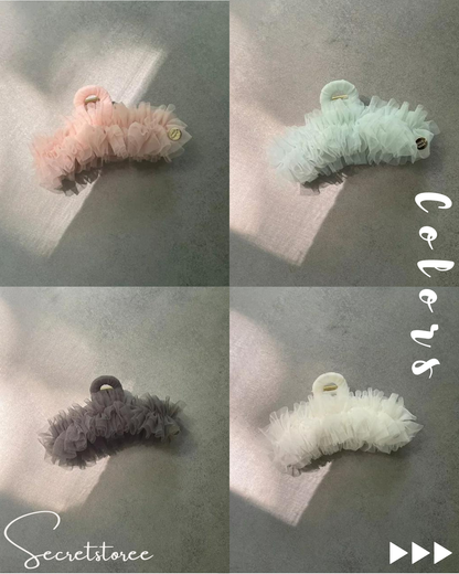 🇯🇵日本 SNIDEL Hair Clip 高貴網紗鯊魚夾★ 產品編號🔎 SS-JSSHGG242233