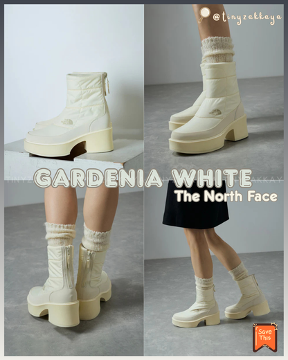 🇯🇵日本 ♥ 
THE NORTH FACE W Kalmia Nuptse Boots WP
防水防滑透氣保暖短靴(2色入) \ threads 爆紅的防水高跟靴，造型時尚又防水保暖 ‪/