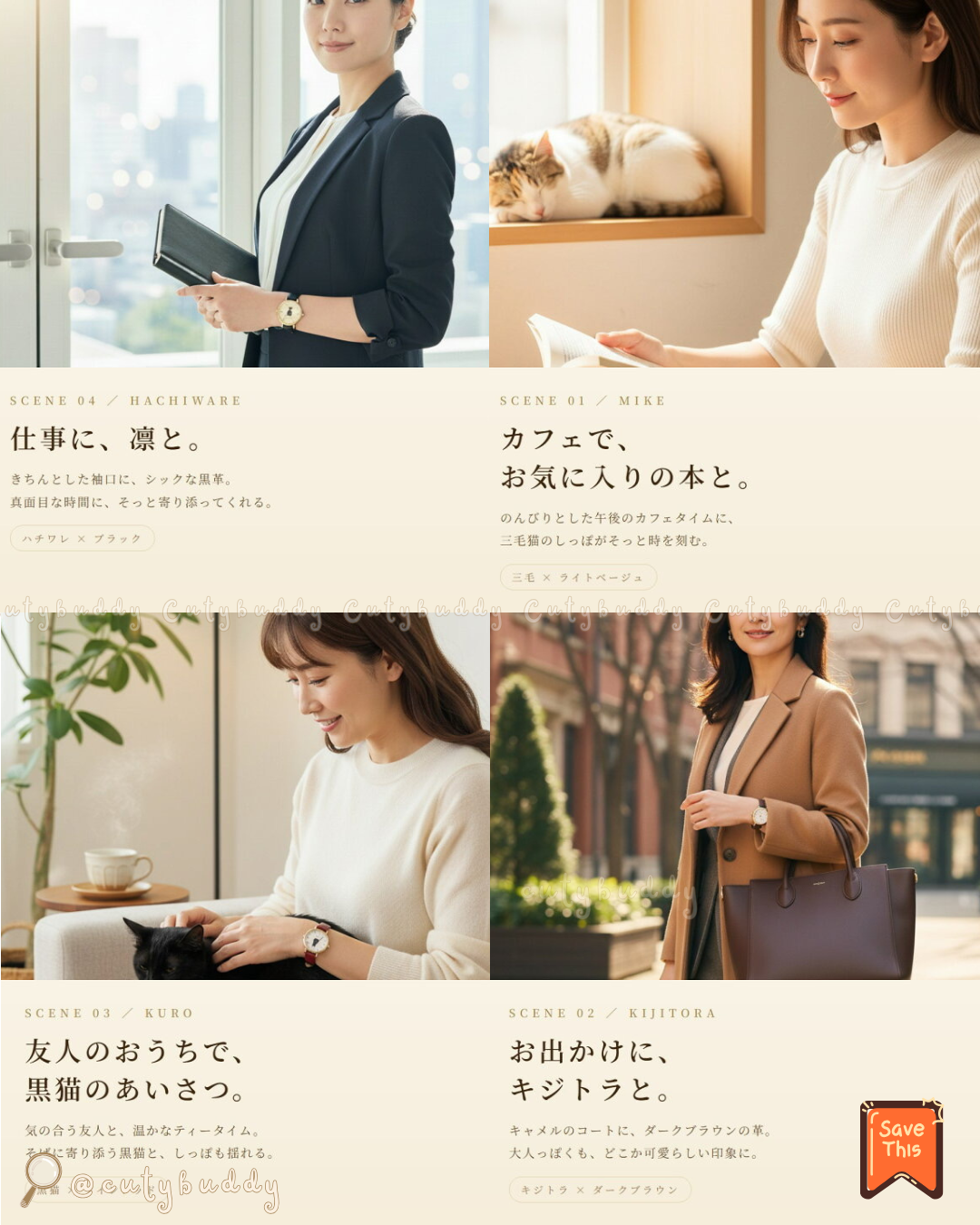 🇯🇵日本♡ 貓尾巴會動貓咪手錶 Cat Tail Watch