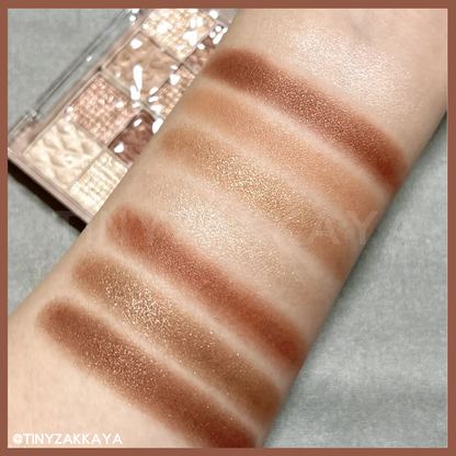 🇯🇵Japan | Zero-waste color ~ A must-have for eye makeup beginners | CANMAKE Petit Palette Eyes 8-color eyeshadow palette 04 Almond Brûlée
キャンメイクプティパレットアイズのショー