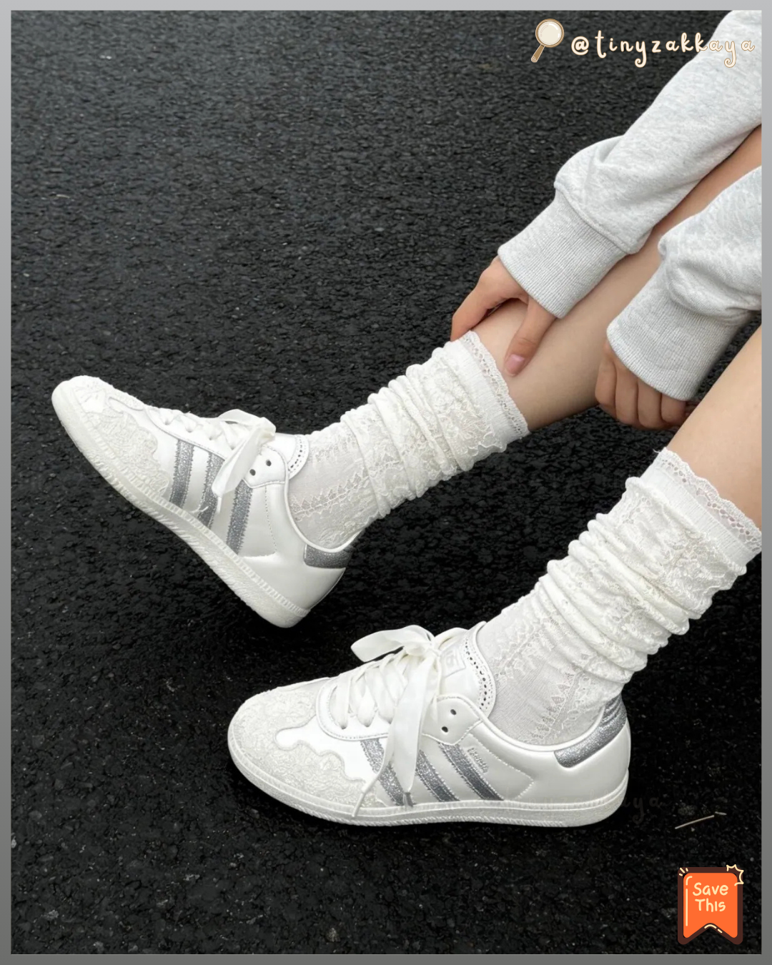 🇯🇵日本 ♥
ADIDAS SAMBA OG 2026年限定 Sneakers
白珠光蕾絲灰銀 銀蔥 奶油白 平底女鞋