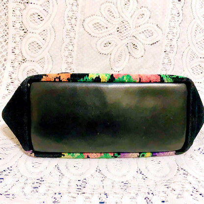 🇯🇵日本古著｜Vintage Bags - Feiler 黑底花花袋
🔎 ss-vin437