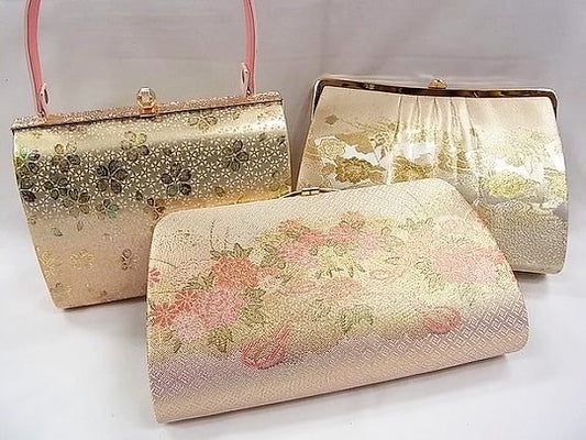 🇯🇵日本古著｜金襴錦織西陣織和裝手袋 口金包
🔎ss-vin27(左) 🔎ss-vin28(中) 🔎ss-vin29(右) Japanese Vintage Handbag