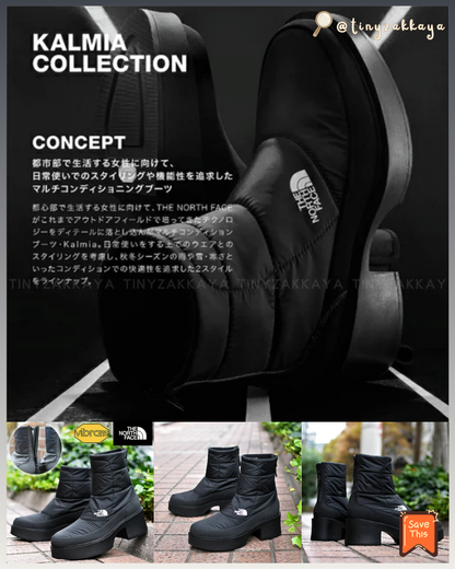 🇯🇵日本 ♥ 
THE NORTH FACE W Kalmia Nuptse Boots WP
防水防滑透氣保暖短靴(2色入) \ threads 爆紅的防水高跟靴，造型時尚又防水保暖 ‪/