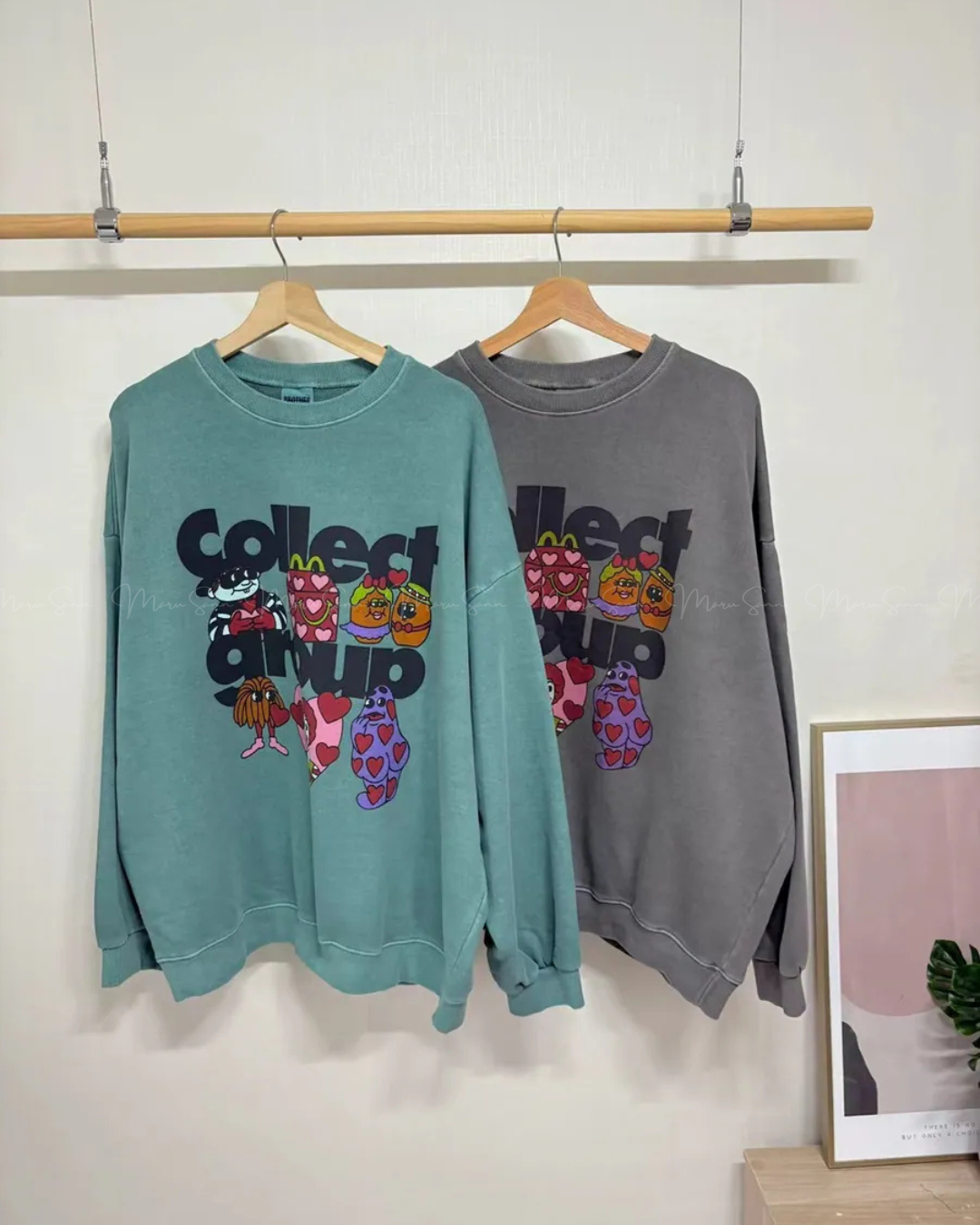 🇰🇷KOREA ♥ 歡樂兒童餐Collect Group角色印花衛衣 Hoodie 🔎SS-KSS98905788