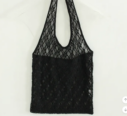 🇰🇷KOREA ♥ Lace halter top 蕾絲掛頸背心 ks98235361